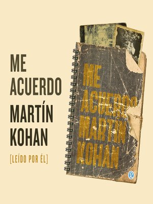 cover image of Me acuerdo